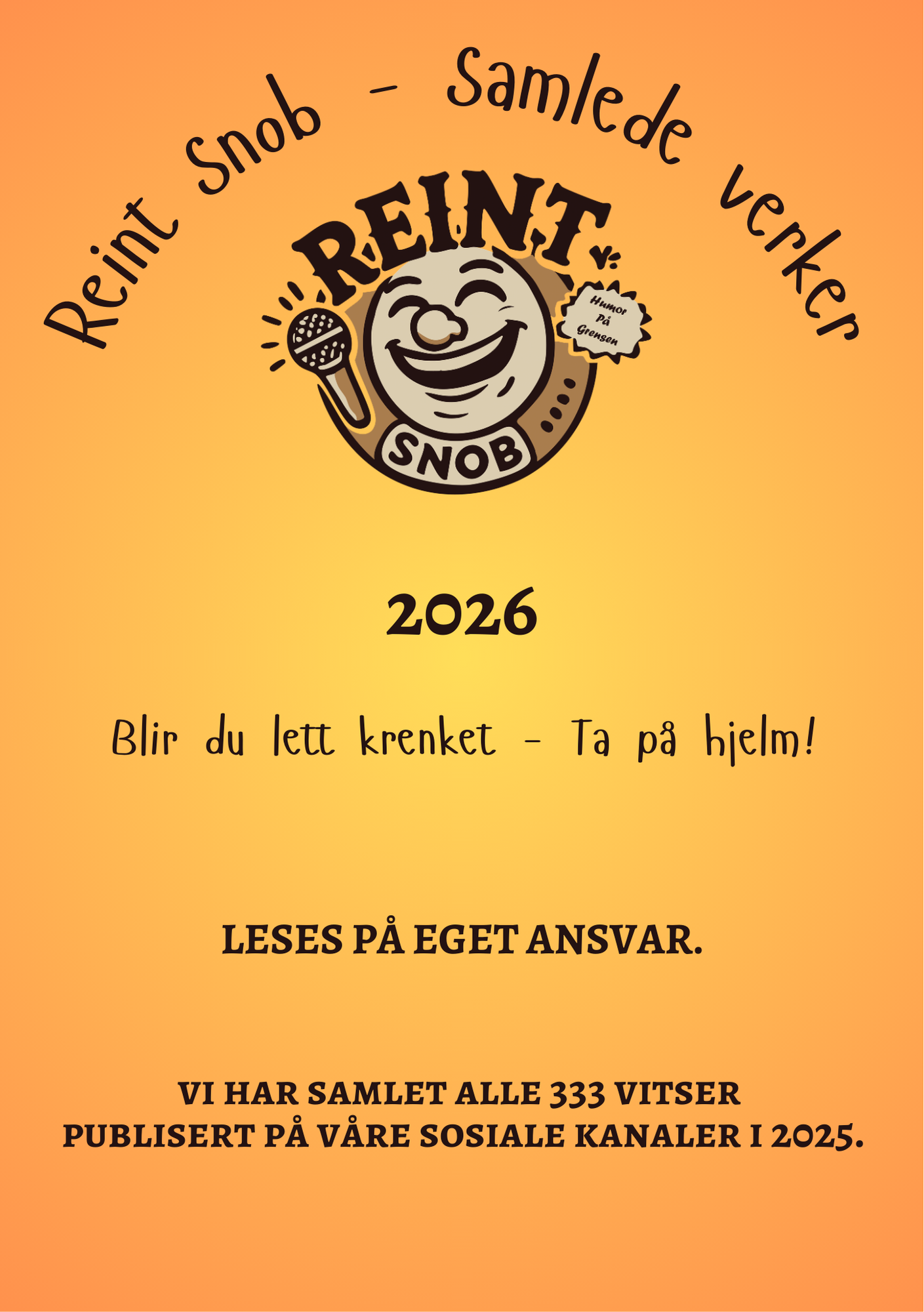 Reint Snob vitsebok 2026