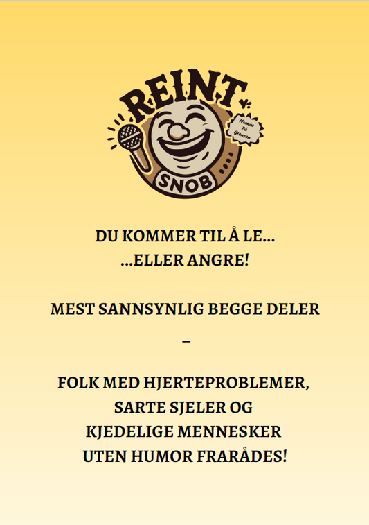 Reint Snob | Vitsebok 2026 | Versjon 2 | Signert