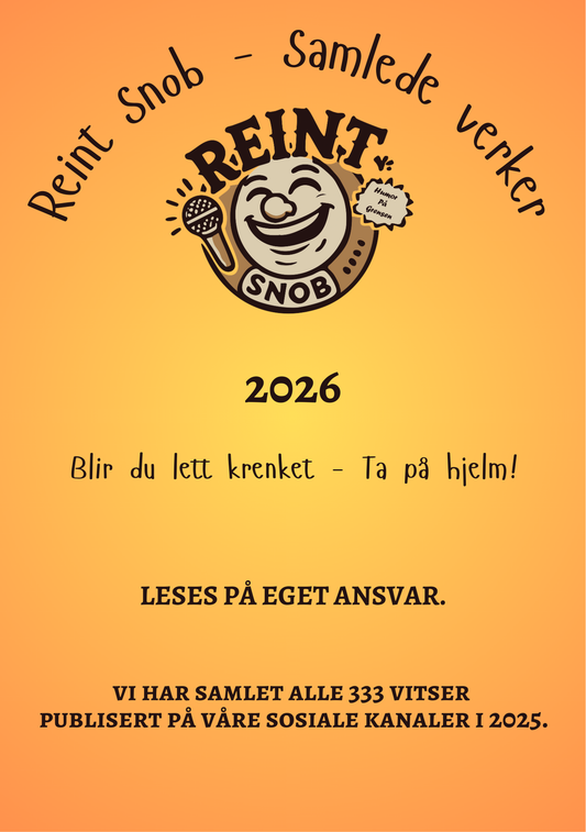 Reint Snob vitsebok 2026